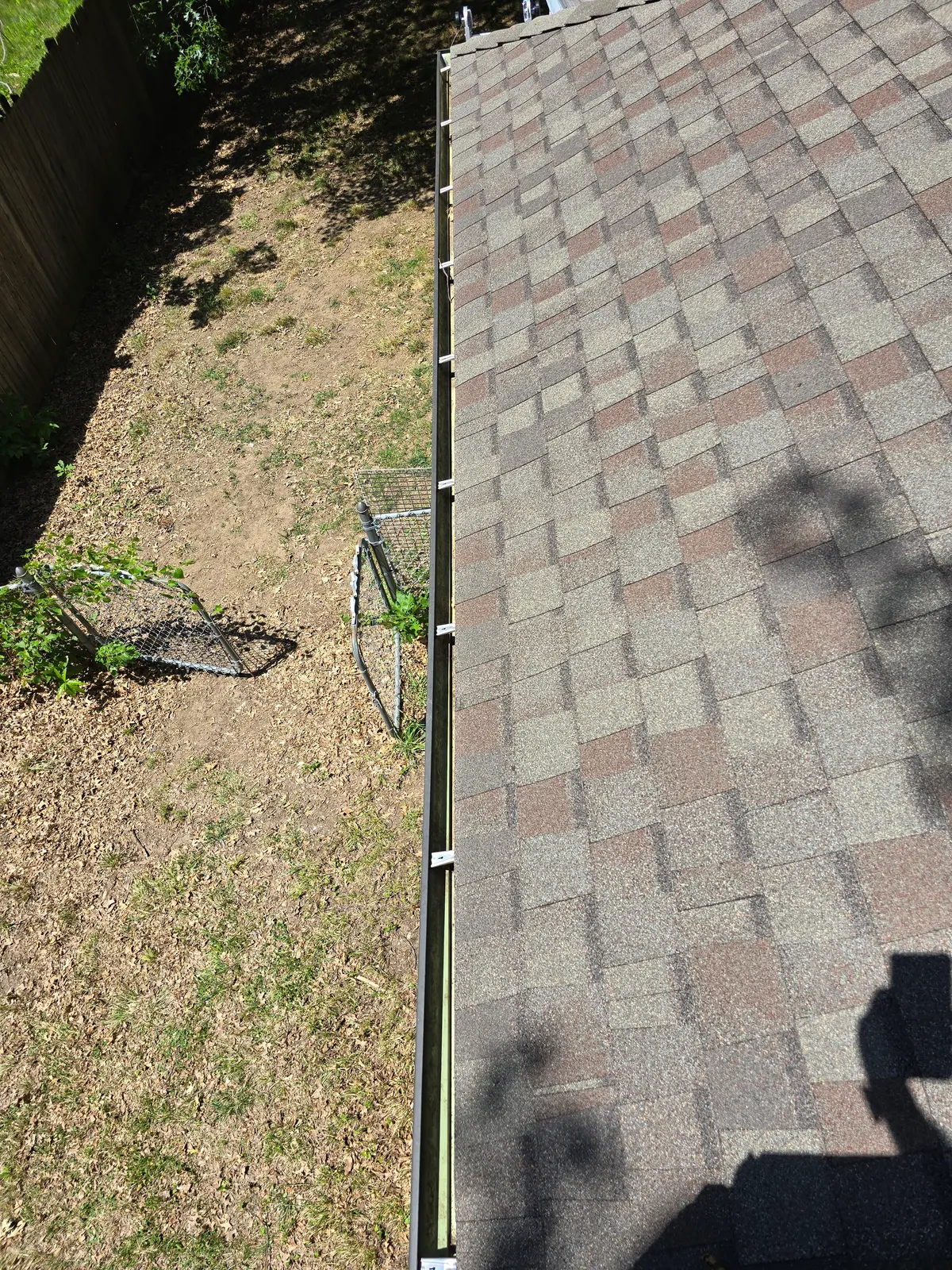 Gutter cleaning after cleaning