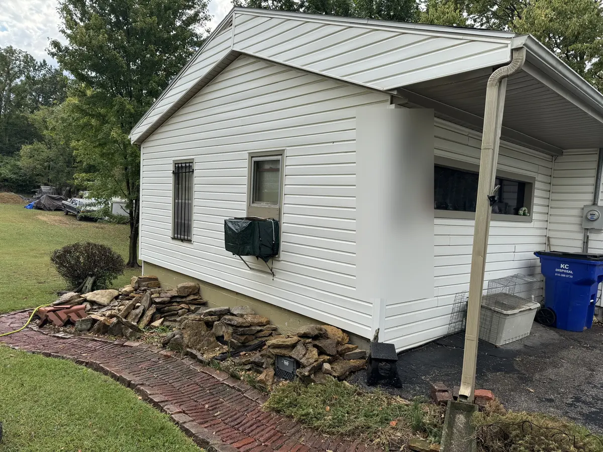 Vinyl-siding cleaning after cleaning